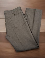 VTG 70s 80s Wrangler Pants Men 38x32 Brown 00082HT USA Made Talon 42 Zipper *EUC picture