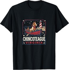 Chincoteague Virginia Retro Dog Lover T-Shirt - Perfect for Pet Enthusiasts picture