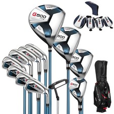 PGM Men’s Complete Golf Club Set – Titanium Driver Draw-Biased Hybrid 12PCS +BAG picture
