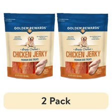 (2 Pack) Chicken Flavor Premium Dry Jerky Treats for All Dogs,16 oz picture