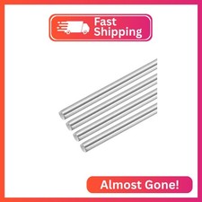 MECCANIXITY 304 Stainless Steel Round Rods, 6.0mm x 350mm Solid Shaft Rods for D picture