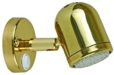 Scandvik 19052P Cabin and Reading Light, Polished Brass picture