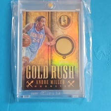 Panini Gold Standard 2013-14 Andre Miller Nuggets Gold Rush Insert #23 /20 picture