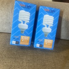 OptoLight Compact Fluorescent Bulb – Energy‑Saving Equivalent – Bright picture