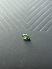 IGI Lab-Grown Diamond 1.01ct Fancy Vivid Green VS1 Excellent Cut Pear 8.66x5.14 picture