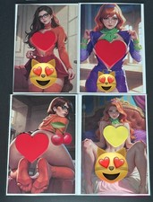 Keys Comics #2 Thelma  & Daphne Virgin Variant Cover Naughty NM LTD 100 Bundle 4 picture