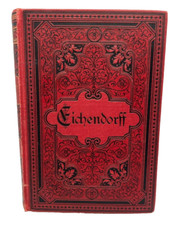 Antique German Language Eichendorffs Works  Hardcover RARE picture