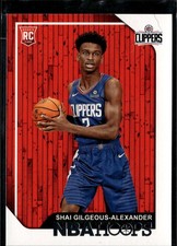2018 2018-19 Panini NBA Hoops SHAI GILGEOUS-ALEXANDER ##262 RC Clippers picture