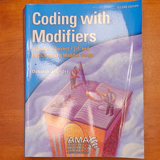 Coding with Modifiers 2nd Ed Deborah J. Grider AMA 2006 PB + CD-ROM picture