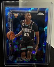 2025-2026 TOPPS CHROME UPDATE SAPPHIRE ROOKIE  CEDRIC COWARD   *589 picture