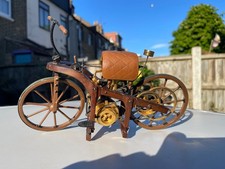 Franklin mint 1:8 1885 Daimler single track classic Motor bike model rare 12 110 picture