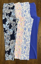 NEW Lilly Pulitzer Luxletic CorsoPants Lot of 4 Size8 Skinny Pants BluePink L picture