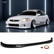 For 99-00 Honda Civic 2DR 3DR 4DR Polyurethane Type R Style Front Bumper Lip picture