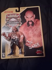In Stock  KWK Kayfabe Heroes Yellow Card Ox Baker - Retro Hasbro WWF WWE picture