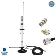 Wideband Antenna 25-3000MHz 2m 70cm GMRS Scanner SDR Receiver 16.4ft Cable BNC picture