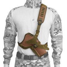 Canvas Chest Holster for Colt Python S&W 686 Ruger GP100 Up to 6.5