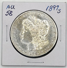 1897 S $1 Morgan Silver Dollar Ungraded Coin picture