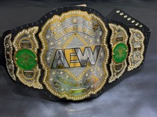 AEW ALL ELITE WRESTLING CHAMPIONSHIP BELT WRESTLING OSPREAY TITLE 2MM BRASS NEW picture