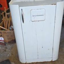 Vintage 1950s Westinghouse Electric Roaster Oven Cabinet Stand MCM picture