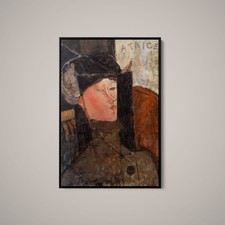 Amedeo Modigliani - Portrait De Beatrice Hastings - Art Print on Paper or Canvas picture