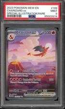 Charizard ex 199/165 Special Illustration Rare MEW English 151 - PSA 9 picture