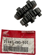 1988-90 OEM HONDA Nx250 Transmission Main Shaft 3Rd & 4Th Gear 21T & 24T NOS picture