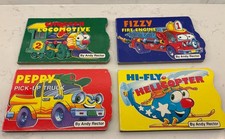 Vintage Board Books My First Things That Move Boys 1996 Rector Truck Train Peppy picture