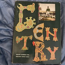 VINTAGE GENTRY MAGAZINE #5 Holiday 1952 100% COMPLETE Collectors Item Grail Mag picture