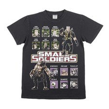 Vintage Small Soldiers Character Lineup Graphic T-Shirt Retro Movie Tee picture