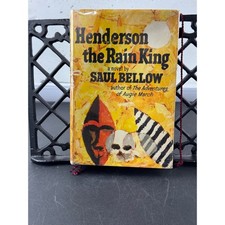 Henderson the Rain King Saul Bellow 1959 2nd Printing Viking Press Dust Jacket picture