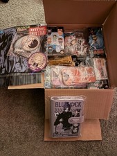100+ Item anime merch bundle with pins, keychains, and other collectibles picture