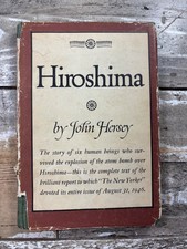 1946 Antique History Book “Hiroshima” John Hersey, Dust Jacket picture