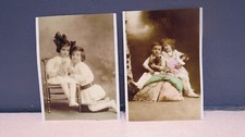 2 Antique Reproduction Tinted Photos picture