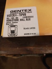 Gentex Corporation WGECB24-75PWB Blue Wall Horn/Strobe picture