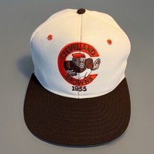 Vintage Cleveland Browns AJD Mascot Snapback Cap Hat NFL Football AFC picture