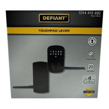Defiant Touchpad Keyed Entry Door Handle Lever Matte Black 1014 415 492 New picture