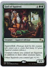 Earl of Squirrel 108- Regular-  Rare-  Unstable - Magic: The Gathering - NM/M picture