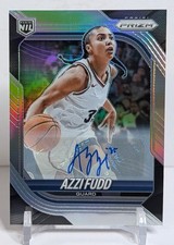 2025-26 Panini Prizm Azzi Fudd RC NIL Auto #122 Silver Prizm picture