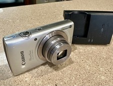CANON PowerShot ELPH 180 20MP 8x Optical Zoom Silver Digital Camera NO MEM CARD picture