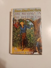 1935 Vintage Nancy Drew *The Message in the Hollow Oak* HC &  DJ; Carolyn Keene picture