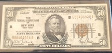 1929 $50 Federal Reserve Bank Note issued by Federal Reserve Bank of New York picture