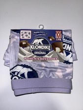 Klondike Women Boyshort Medium Ice Cream Novelty Gift Funny Lavender Bear NWT picture