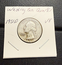 washington quarter 1951-D Denver 25C silver 0.9 fineness business KM#164 picture