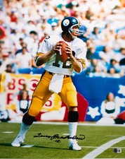 Terry Bradshaw Signed 16x20 Pittsburgh Steelers Photo BAS picture