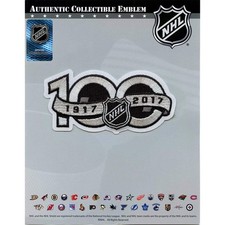 National Hockey League NHL 100th Anniversary Jersey Sleeve Logo Patch 2017 Seaso picture