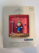 Hallmark Keepsake Peanuts 2007 'What Christmas Is All About' Ornament *Tested* picture