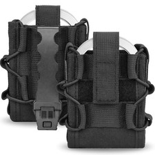 Molle Handcuff Holster for Duty Belt Handcuff Case Fit Asp Handcuff Hinged Pouch picture