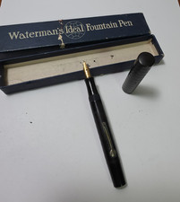 1903 Hard Rubber Waterman Ideal Fountain Pen W/ Original Box JRR3 picture