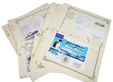 ASIA KOREA CHINA COLLECTION OF 40 ANTARCTIC EXPEDITION COVERS & CARDS ON PAGES picture