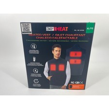 32 Degrees Heat Heated Vest Mens XL Black Rechargeable Battery 1872100 NOB picture